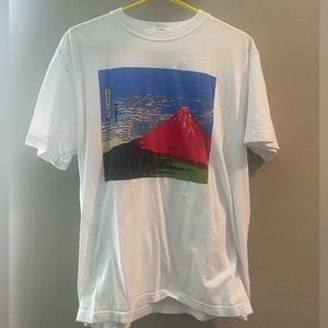 Japan shine white shirt tee